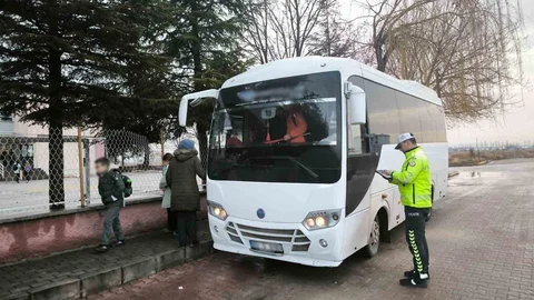 Afyonkarahisar'da Okul Servis Denetimi
