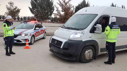 Aksaray'da Okul Servis Denetimleri Başladı