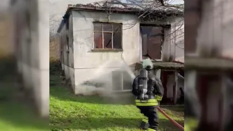 Sinop'ta Ev Yangını Paniği