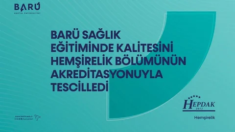 Bartın Üniversitesi Hemşirelik Bölümü Akredite Oldu