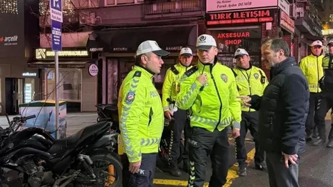 Giresun'da Motosiklet Sürücülerine Ceza Uygulandı
