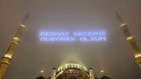 Çamlıca Camii'nde Berat Kandili Kutlandı
