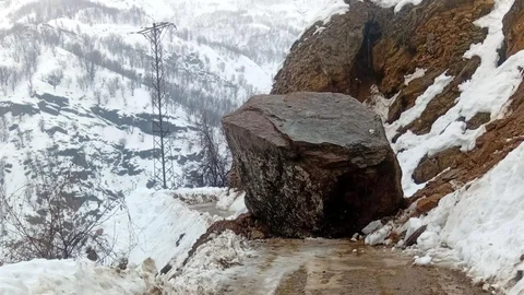 Bitlis'te Yağış Sonrası Heyelan Olayları