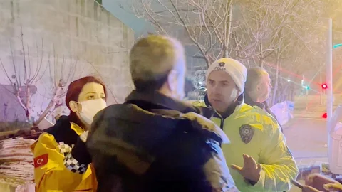 Tekirdağ'da Alkollü Sürücü Hastaneye Gitmeyi Reddetti