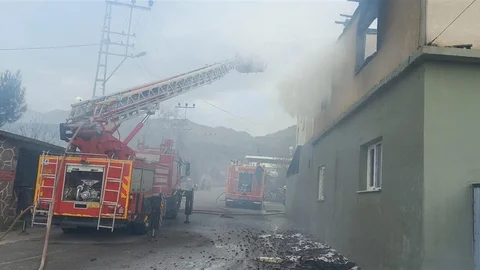 Hatay'da Müstakil Ev Yangını