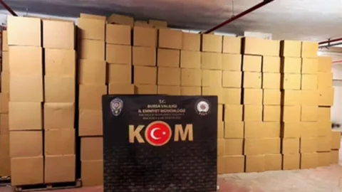 Bursa'da Kaçak Tütün Operasyonu