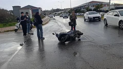 Manavgat'ta Motosiklet Kazası