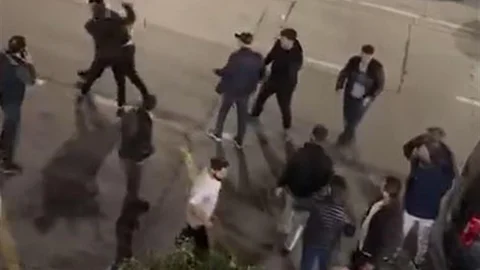 Beylikdüzü'nde Kavga Anları Kamerada