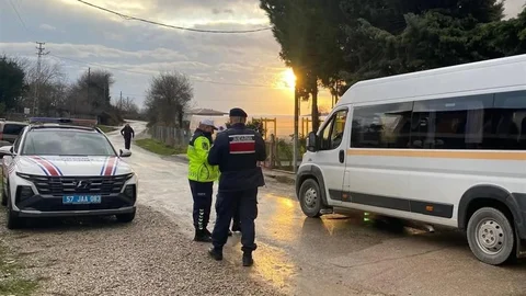 Sinop'ta Jandarmadan Güvenlik Uygulaması