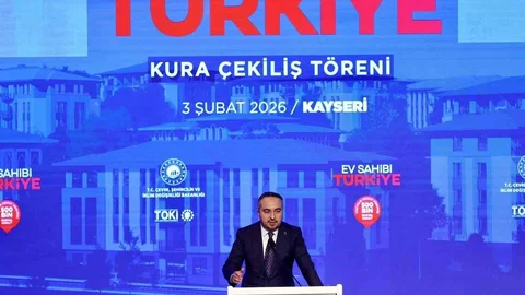 Kayseri'de 7 Bin 562 Konutun Kura Çekimi Yapıldı