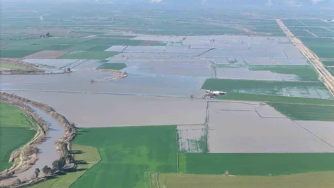 Aydın'da Menderes Taştı