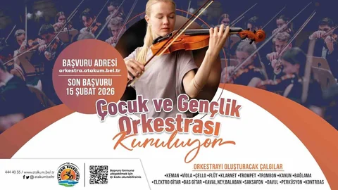 Atakum'da Gençlik Orkestrası Kuruluyor