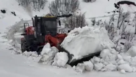 Yedisu’da Kar Kalınlığı 1 Metreyi Aştı