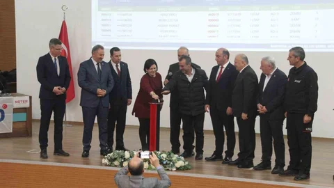 Ordu'da 84 Afet Konutunun Kura Çekimi Yapıldı