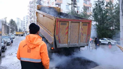 Mardin'de Asfalt Çalışmaları Başlatıldı