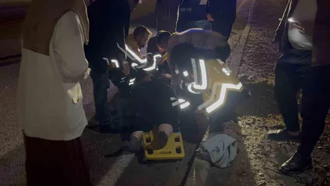 Gaziantep'te Kadın Otomobilin Çarpmasıyla Yaralandı