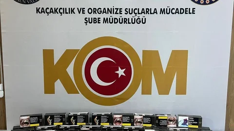 Samsun'da Kaçak Makaron Ele Geçirildi