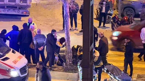 Mersin Tarsus'ta Motosiklet Kazası