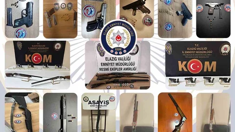 Elazığ'da 115 Zanlı Tutuklandı