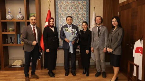 Kütahya'da Vali Musa Işın'dan UCİM Heyetine Ziyaret