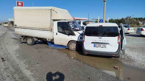 Manavgat’ta Trafik Kazası Yaşandı