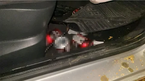 Kocaeli'de Direğe Çarpan Otomobilde 4 Yaralı