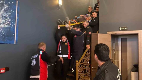 Siirt'te Havalandırma Boşluğuna Düşme Olayı