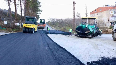 Ordu'da Asfalt Çalışmaları Sürüyor