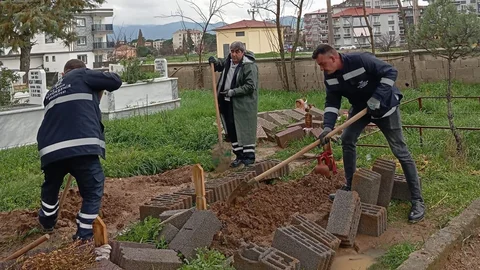 Aydın'da Mezarlık Onarımları Tamamlandı