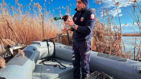 Uluabat Gölü'nde Avcılara Ceza Verildi