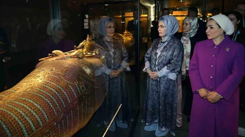 Emine Erdoğan Mısır’da Görüşme Yaptı