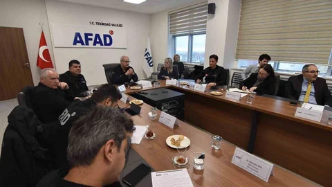 Tekirdağ'da Afet Riskleri Değerlendirildi