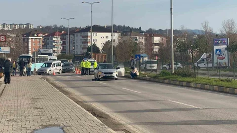 Bartın'da Kadın Otomobilin Çarpmasıyla Yaralandı