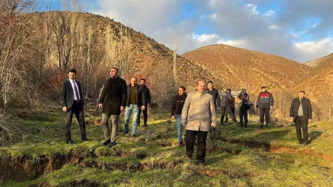 Sivas'ta Heyelan Olayı Yaşandı