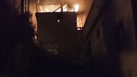 Adana'da Gece Yangını