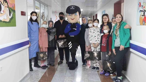 Erzurum'da Polis Ziyareti Yapıldı