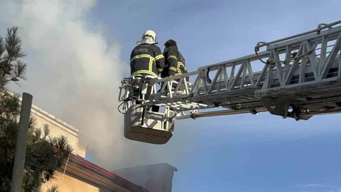 Aksaray'da Yangın Paniği