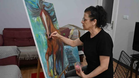 Eskişehir'de Ressam Ayten Cömert'in Hikayesi