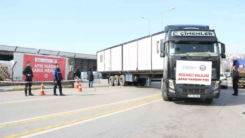 Kocaeli Büyükşehir’in Afet Bölgesindeki Çalışmaları