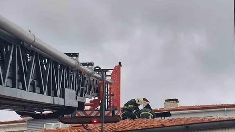 Burdur'da Baca Yangını Kontrol Altına Alındı