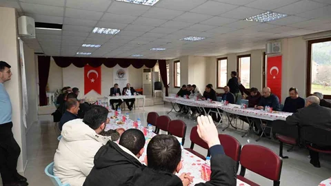 İnönü’de Tarım ve Sulama Toplantısı Yapıldı