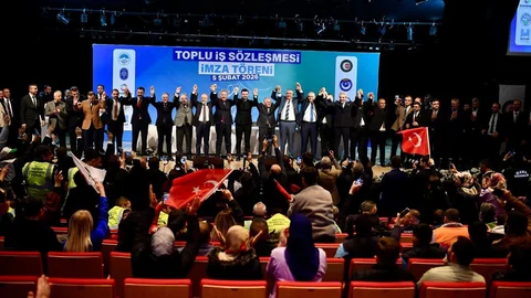 Kayseri'de Toplu İş Sözleşmesi Töreni