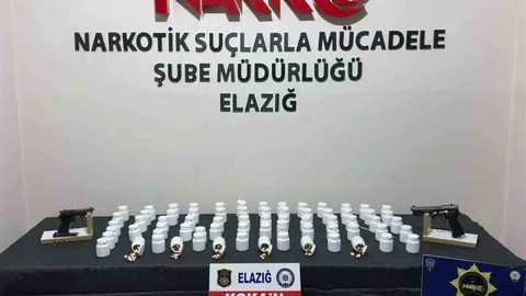 Elazığ'da 802 Gram Kokain Yakalandı