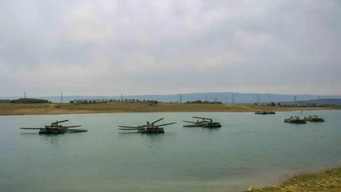 Kırklareli'nde Durgun Sulardan Geçiş Eğitimi