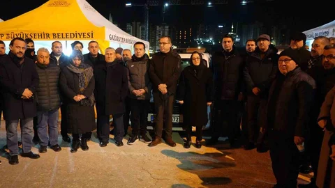 Gaziantep'te Deprem Şehitleri Anıldı