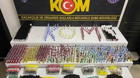 Mersin'de Kaçak Alkol Operasyonu