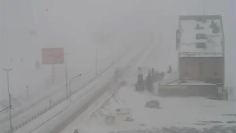 Kayseri'de Ulaşıma Kar Engeli