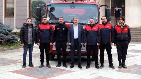 Söğüt'te Yeni İtfaiye Aracı Hizmete Girdi