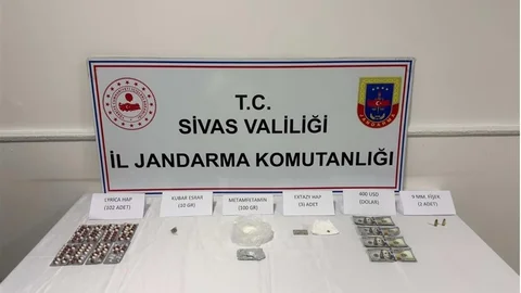 Sivas Şarkışla'da Uyuşturucu Operasyonu