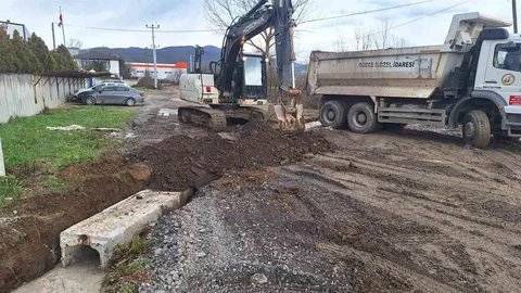 Düzce'de Kutu Menfez Çalışmaları Tamamlandı